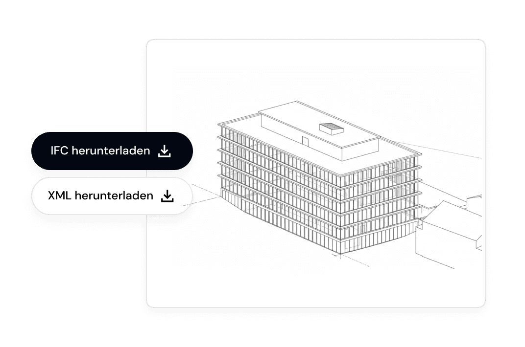 Export als .XML oder .IFC