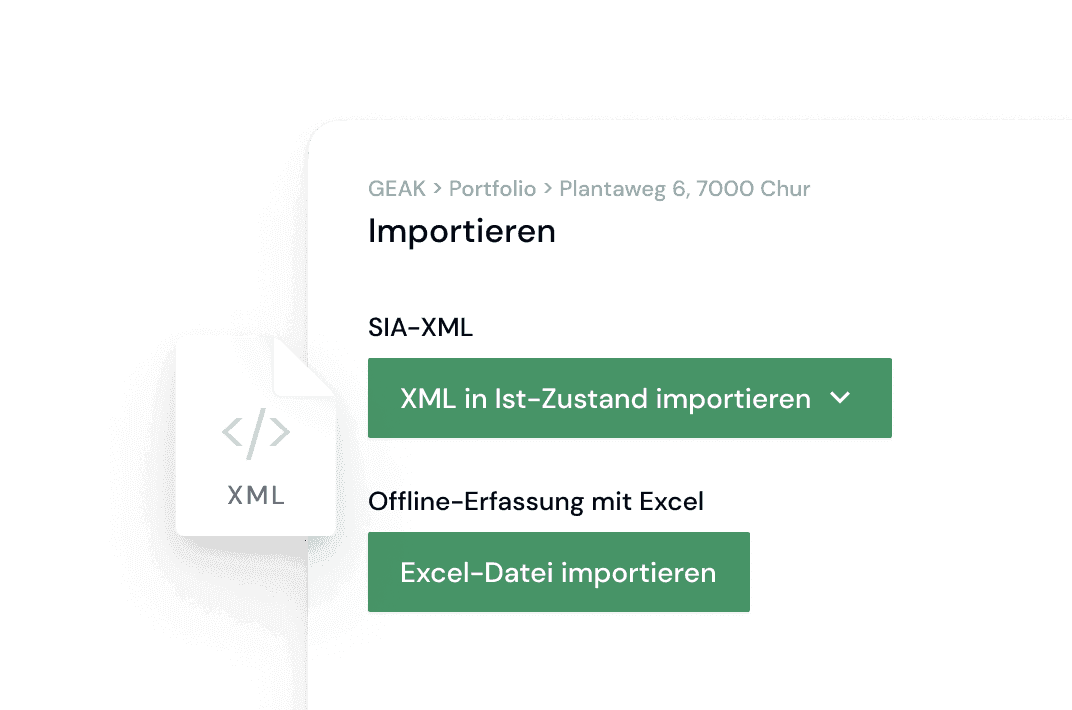 Ins GEAK Tool importieren